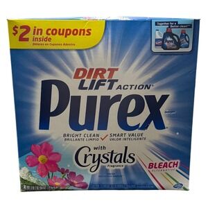 Purex Dirt Lift Bleach Crystal Laundry Detergent 50oz 2015 Fresh Mountain Breeze